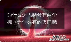 为什么有的迈巴赫立标不一样 为什么迈巴赫会有两个标