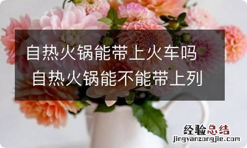自热火锅能带上火车吗 自热火锅能不能带上列车