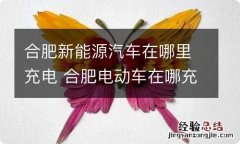 合肥新能源汽车在哪里充电 合肥电动车在哪充电