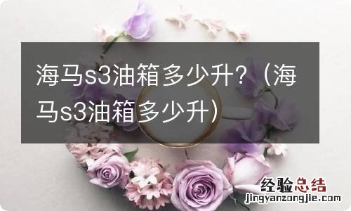 海马s3油箱多少升 海马s3油箱多少升?