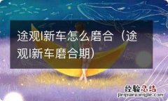 途观l新车磨合期 途观l新车怎么磨合