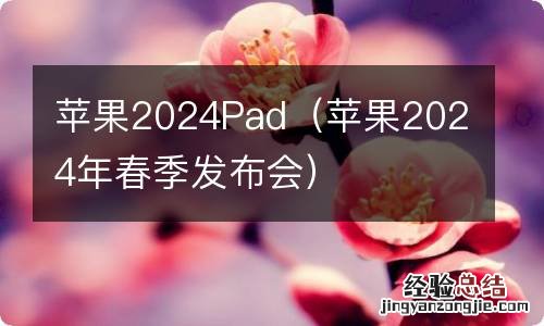 苹果2024年春季发布会 苹果2024Pad