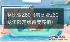 努比亚z60龙年限定版首度亮相 努比亚Z60