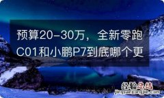 预算20-30万，全新零跑C01和小鹏P7到底哪个更值得购买？