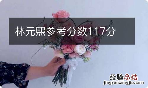 林元熙参考分数117分