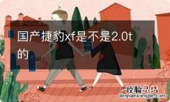 国产捷豹xf是不是2.0t的