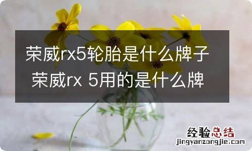 荣威rx5轮胎是什么牌子 荣威rx 5用的是什么牌子的轮胎