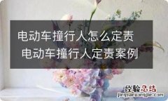 电动车撞行人怎么定责 电动车撞行人定责案例