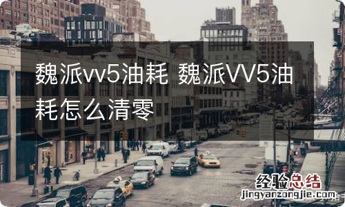 魏派vv5油耗 魏派VV5油耗怎么清零