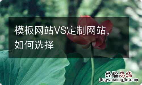 模板网站VS定制网站，如何选择