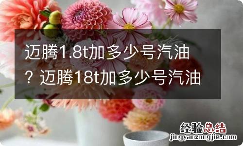 迈腾1.8t加多少号汽油? 迈腾18t加多少号汽油