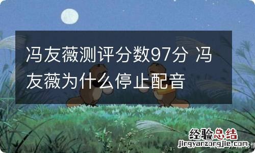 冯友薇测评分数97分 冯友薇为什么停止配音