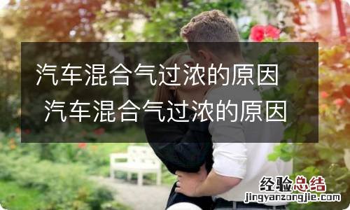 汽车混合气过浓的原因 汽车混合气过浓的原因以及如何解决?