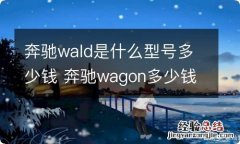 奔驰wald是什么型号多少钱 奔驰wagon多少钱