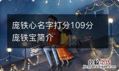 庞铁心名字打分109分 庞铁宝简介