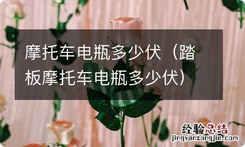 踏板摩托车电瓶多少伏 摩托车电瓶多少伏