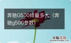 奔驰g500参数 奔驰G500排量多大