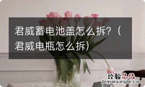君威电瓶怎么拆 君威蓄电池盖怎么拆?