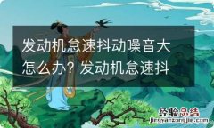 发动机怠速抖动噪音大怎么办? 发动机怠速抖动噪音大的原因