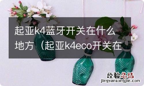 起亚k4eco开关在哪里 起亚k4蓝牙开关在什么地方