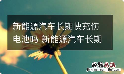 新能源汽车长期快充伤电池吗 新能源汽车长期快充伤电池吗 知乎