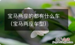 宝马两座车型 宝马两座的都有什么车