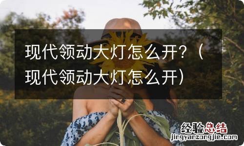 现代领动大灯怎么开 现代领动大灯怎么开?