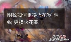 明锐如何更换火花塞 明锐 更换火花塞