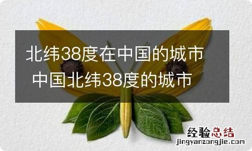 北纬38度在中国的城市 中国北纬38度的城市