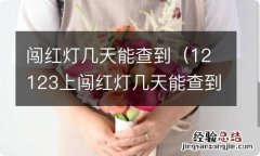 12123上闯红灯几天能查到 闯红灯几天能查到