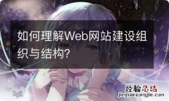 如何理解Web网站建设组织与结构？