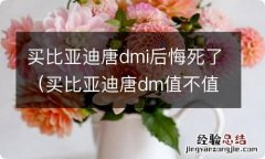 买比亚迪唐dm值不值得 买比亚迪唐dmi后悔死了