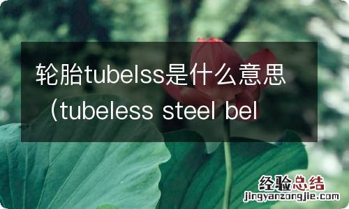 tubeless steel belted是什么牌子的轮胎 轮胎tubelss是什么意思