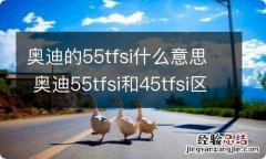 奥迪的55tfsi什么意思 奥迪55tfsi和45tfsi区别