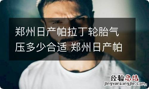 郑州日产帕拉丁轮胎气压多少合适 郑州日产帕拉丁参数