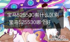 宝马525530有什么区别 宝马525530哪个好