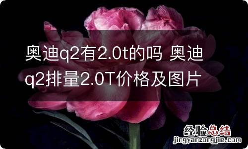 奥迪q2有2.0t的吗 奥迪q2排量2.0T价格及图片