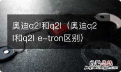 奥迪q2l和q2l e-tron区别 奥迪q2l和q2l