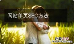 网站单页SEO方法