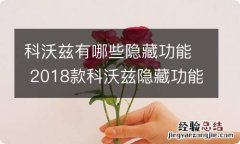 科沃兹有哪些隐藏功能 2018款科沃兹隐藏功能