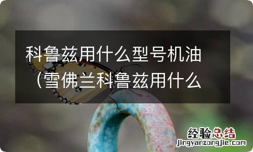 雪佛兰科鲁兹用什么型号机油 科鲁兹用什么型号机油