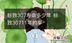 标致307寿命多少年 标致30711年的车