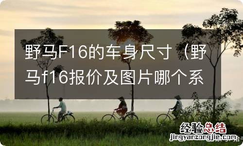 野马f16报价及图片哪个系列 野马F16的车身尺寸