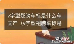 v字型翅膀车标是什么车多少钱呢 v字型翅膀车标是什么车国产