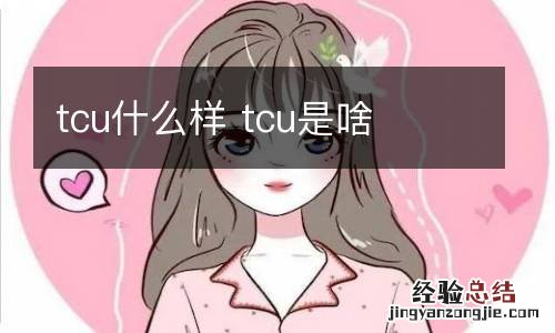 tcu什么样 tcu是啥