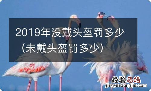 未戴头盔罚多少 2019年没戴头盔罚多少