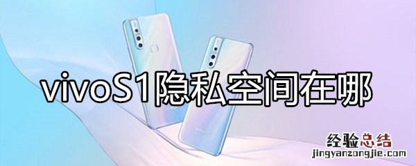 vivoS1隐私空间在哪