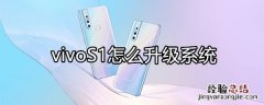 vivoS1怎么升级系统