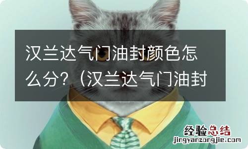 汉兰达气门油封颜色怎么分辨 汉兰达气门油封颜色怎么分?