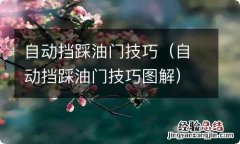 自动挡踩油门技巧图解 自动挡踩油门技巧